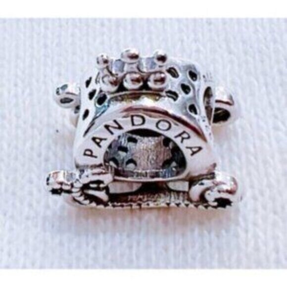 Pandora S925 Ale Polished Crown O Carriage Charm, S925 ALE Sterling Silver - Picture 5 of 5